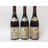 Wine - three bottles, M. Chapoutier Hermitage M. de la Sizeranne 1983