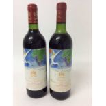 Two bottles, Mouton Rothschild 1982