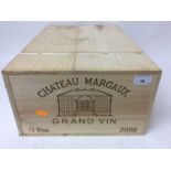 Twelve bottles, Chateau Margaux, 1er Cru 2008