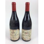 Wine - two bottles, Domaine Jean Grivot Vosne-Romanee 1996