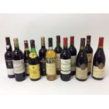 Wine - eleven bottles, various and a bottle of Madeira