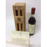 Armagnac - one bottle, J. Nismes-Delclou 1934, bottled in 1990, 700ml, 40%, in Berry Bros. wooden ca