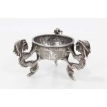 Antique Chinese silver salt