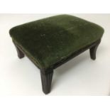 Early 19th century Continental fruitwood footstool