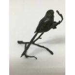 Patricia Northcroft (Contemporary) bronze sculpture of a Long tailed tit