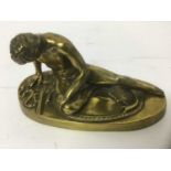 Grand Tour bronze figure - The dying Gaul