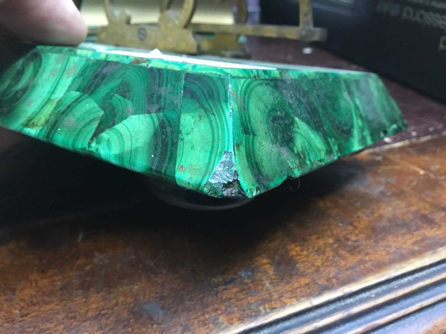 Victorian malachite postal scales - Image 7 of 10