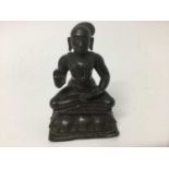 19th century Indian bronze deity figure