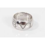 Bulgari 18ct white gold ring