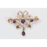 Edwardian Suffragette brooch