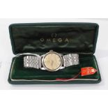 1950s Gentleman’s Omega Seamaster wristwatch in original box