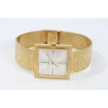 18ct gold Swiss ladies watch