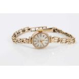 Ladies 9ct gold Rotary cocktail watch