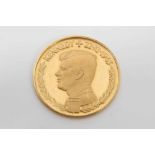 Italian President Kennedy commemorative gold 1Ducat coin - 3.4 grams