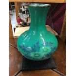 Modern Japanese cloisonne bulbous vase
