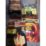 LP records and singles