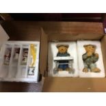 Cliffs Rock & Roll resin bear singers in four boxes plus one other