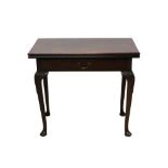 George III mahogany tea table