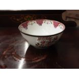 18th Century Chinese export famille rose bowl, Japanese fluted bowl and other ceramics