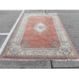 Chinese rug with floral decoration, 281cm x 182cm