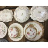 Group of ceramics to include Royal Worcester part dessert service, together with Hammersley & Co and