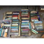 Books- Eight boxes of assorted military and shipping related reference books to include First and Se