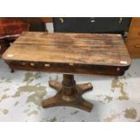 Early Victorian Rosewood card table, bidet and coffee table