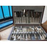 Silver plated canteen of cutlery