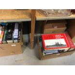 Nine boxes of mixed Naval and Military books