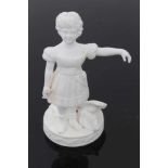 Minton biscuit porcelain figure circa 1840