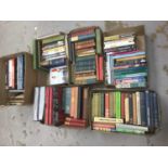 Books- Six boxes of assorted military and shipping related reference books to include First and Seco