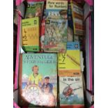 Four boxes vintage books including Ladybird