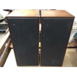 Pair late 1960s Bang & Olufsen loud speakers model 1500, type 6209