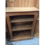 Pine open bookcase