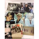 Princess Diana photographs, various postcards and other ephemera