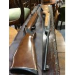 Diana / Milbro Series 70, Model 79 break action air rifle together with a Czechoslovakian Stavia bre