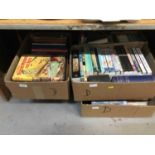 Six boxes of mixed military and naval books