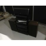 Hi-fi - Marantz, Technics and Yamaha with a pair of Mission speakers