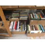 Books- Ten boxes of assorted military and shipping related reference books to include First and Seco