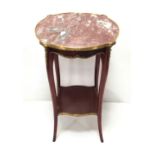 Superb Quality Edw Ormolu Mount Marble Top Occasional Table