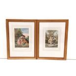 Pair of Gilt Framed Edw Prints