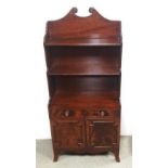 Mahogany Waterfall Bookcase Dimensions: 61cm W 31cm D 130cm H