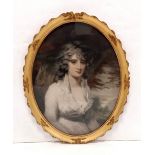 Attractive Gilt Vict Oval Portrait