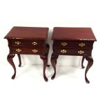 Pair of Reproduction 2 Drawer Night Stands