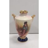 Colourful Aynsley Pheasant Vase