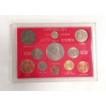 Cased Farewell Set of Coins