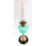 Vict Turquoise Oil Lamp