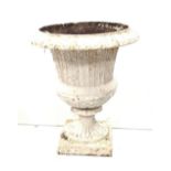 19th C Garden Urn Dimensions: 49cm Dia x 58cm