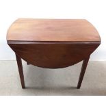 Georgian Mahogany Drop Leaf Table