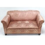 Vict Upholstered 2 Seater Couch with Drop End